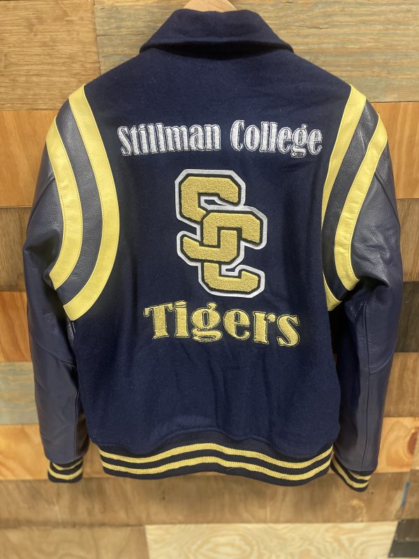 Stillman Retro Varsity Jacket (leather and wool) - Image 2
