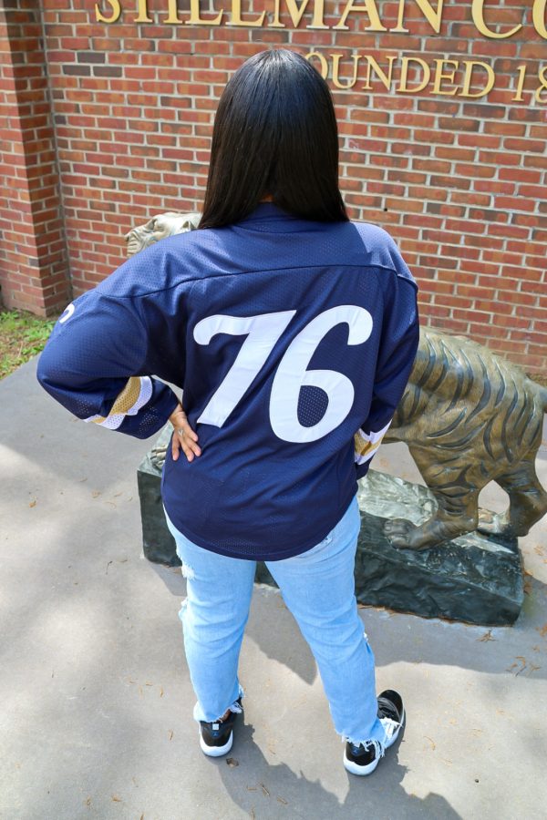 Stillman Navy Hockey Jersey