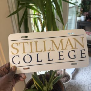 Stillman College Front License Plate